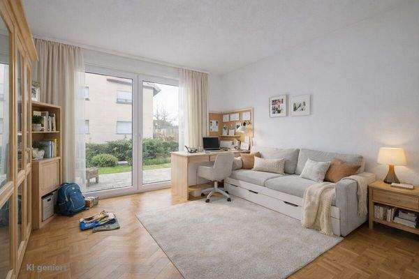 Gäste und Arbeitszimmer KI generiert