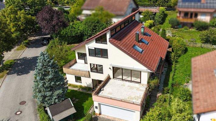 Drohne Weitwinkelansicht