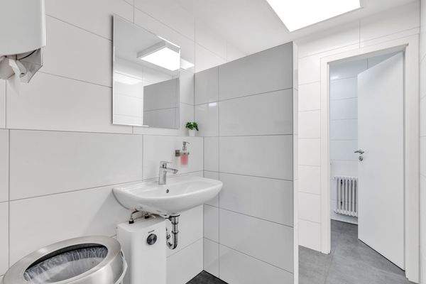 Sanitärbereich auf jeder Etage gleich