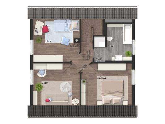 Grundriss Obergeschoss