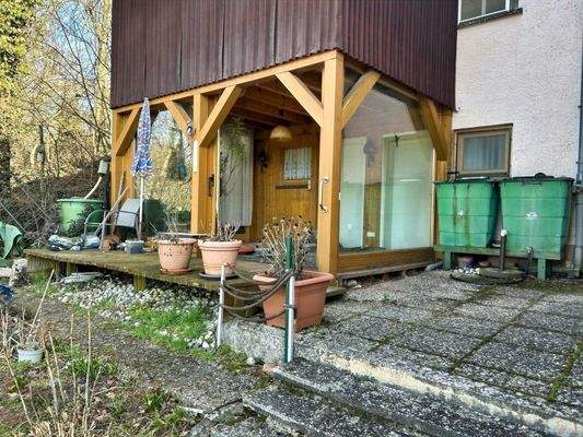Wintergarten am Garten