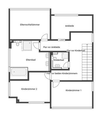 Grundriss Obergeschoss