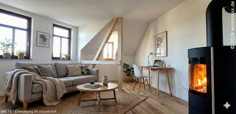 Wohnen (Einrichtung KI-visualisiert)