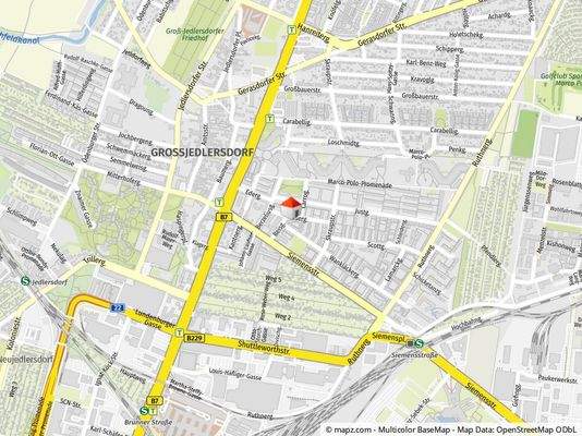 Geolyzer Kartenausschnitt