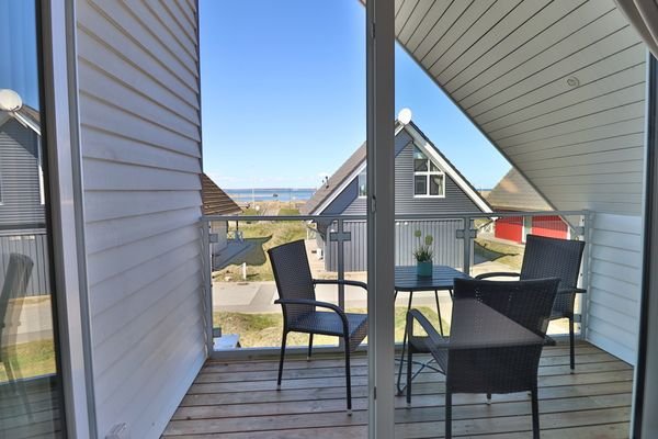 Loggia mit Blick zur Ostsee