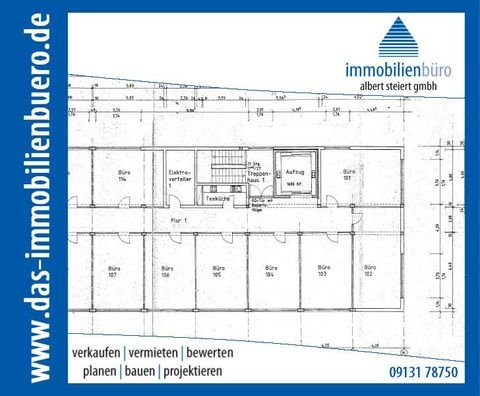 Erlangen Büros, Büroräume, Büroflächen 