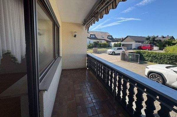 Balkon am Wohnzimmer - EG