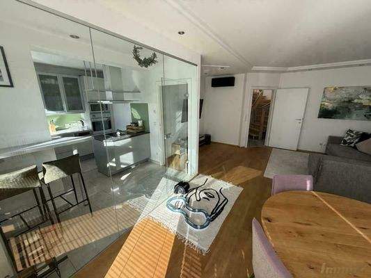 Wohnraum Blick zur Küche