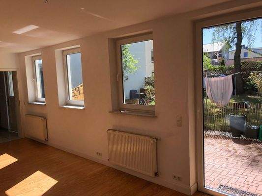 Wohnzimmer, Blick nach draußen