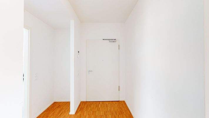 Flur mit Garderobennische