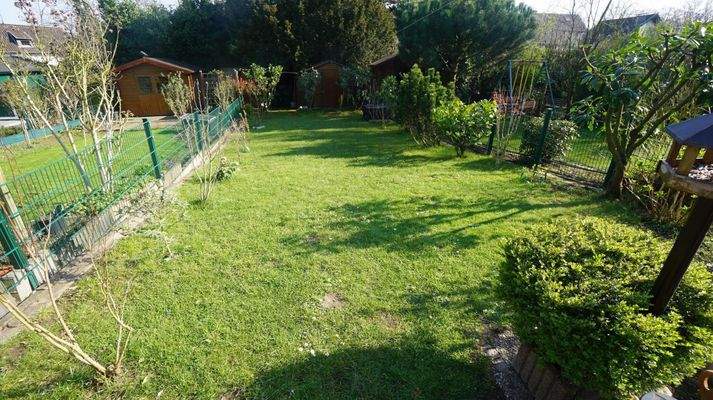 der Blick in den Garten