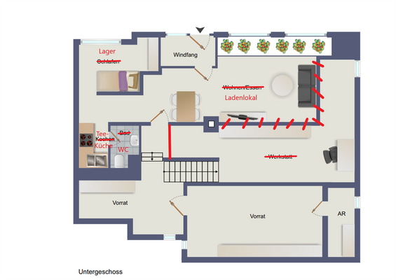 UG_Ladenlokal od. größere Wohnung