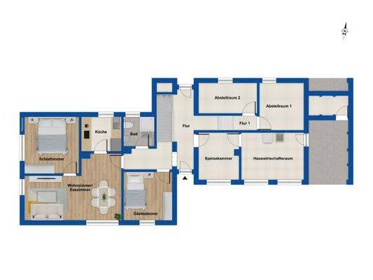 Grundriss Erdgeschoss 