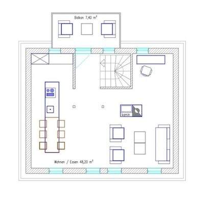 Grundriss Obergeschoss