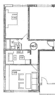 Grundriss mit Zimmerdetails