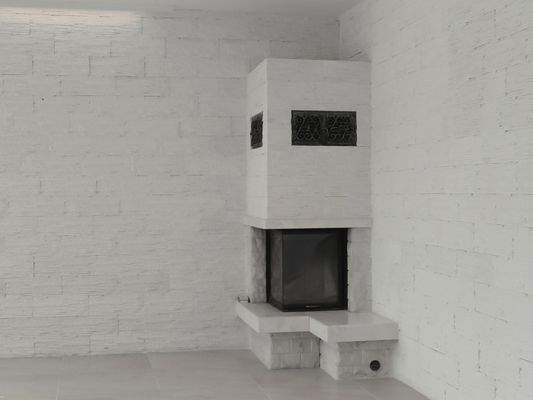 Erdgeschoss  Wohnzimmer Kamin