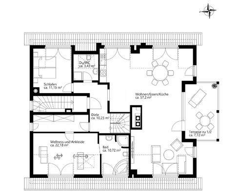 Grundriss Dachgeschoss