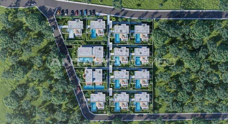 Villas in Alanya Tepe with Private Swimming Pool