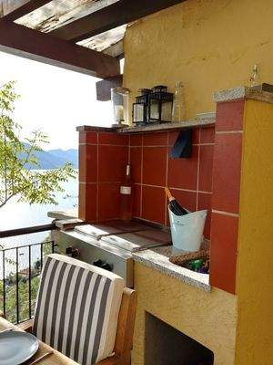 Die überdachte Aussenküche