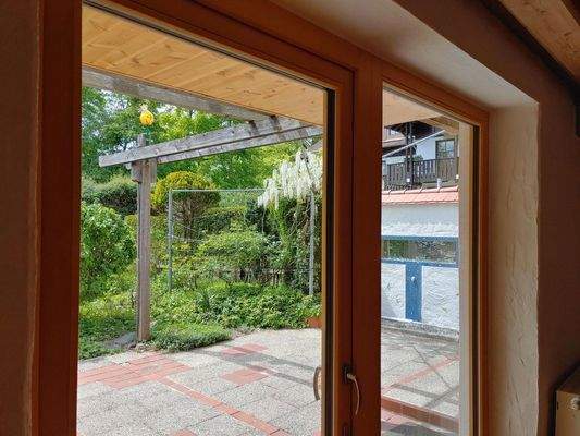 Ausblick große Terrasse