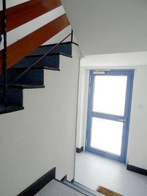 Treppenhaus der Wohnungen