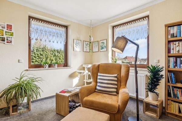 Lesezimmer im Erdgeschoss