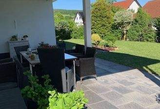 überdachte Terrasse