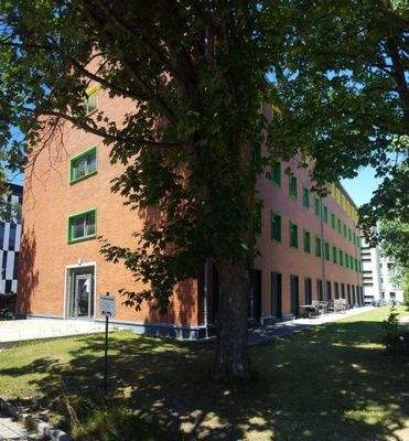 Außenansicht Rückseite des Gebäudes