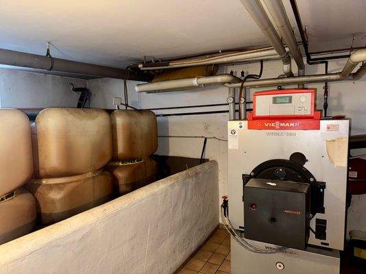 Heizraum mit Tanks