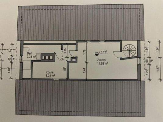 Grundriss Spitzboden