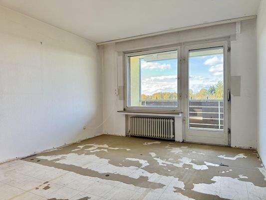 Schlafzimmer mit Zugang Balkon