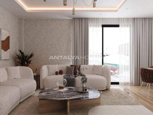 Brand New Apartments in a Complex with Pool in Antalya