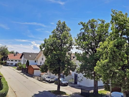 Blick ins Grün &amp; Blau vom Südbalkon :)