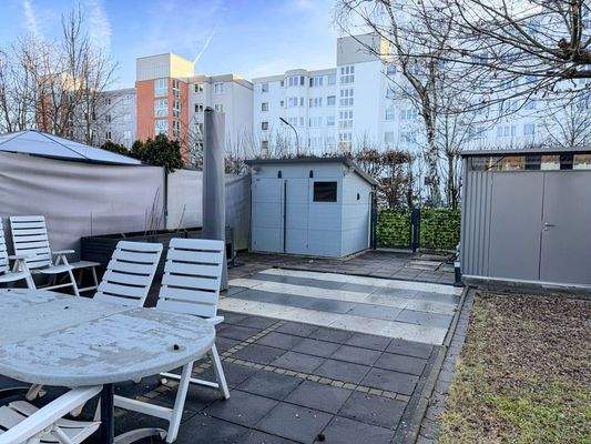 Blick auf die Terrasse