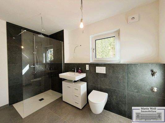 Blick in das Badezimmer