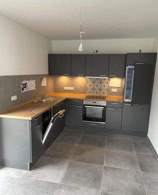 Musterküche... so ähnlich wird die hier bald einge