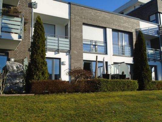 Rückseite der Wohnung