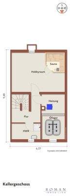 Leerer Grundriss KG für Ihre Planung