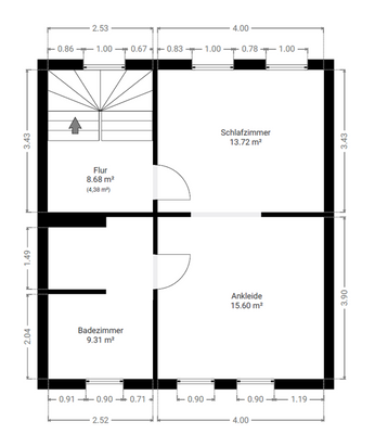 Grundriss 1. Obergeschoss