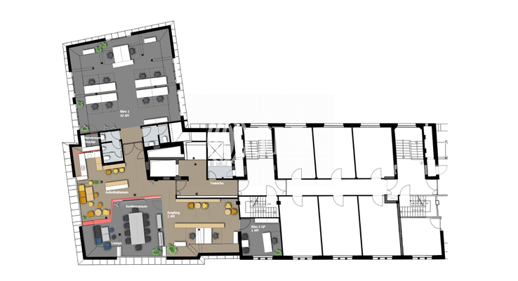 beispielhafter Grundriss 5. OG