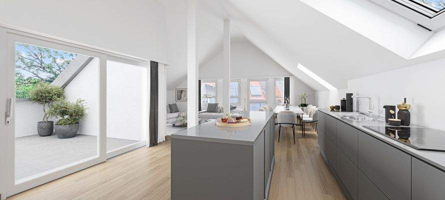 Penthauswohnen in Weissach