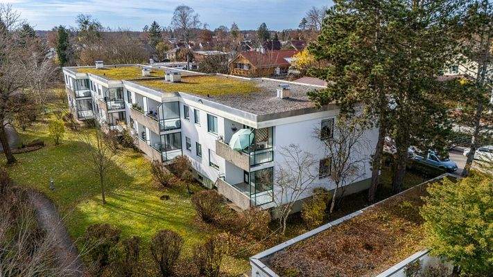 Luftperspektive mit Loggiablick