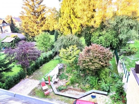 Gartenblick vom 2. Stock aus