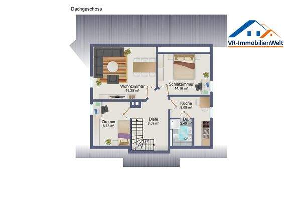 Grundriss Dachgeschoss