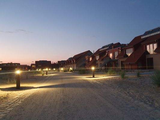 Ferienwohnung mit Außenbeleuchtung