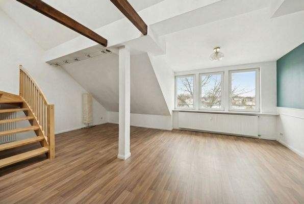 Wohnzimmer unmöbliert