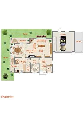 Grundriss Erdgeschoss