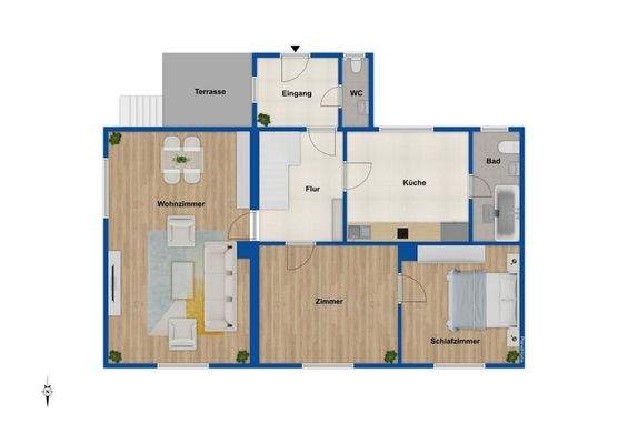 Grundriss Erdgeschoss