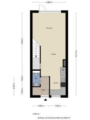 Erdgeschoss mit Terrasse und Garten