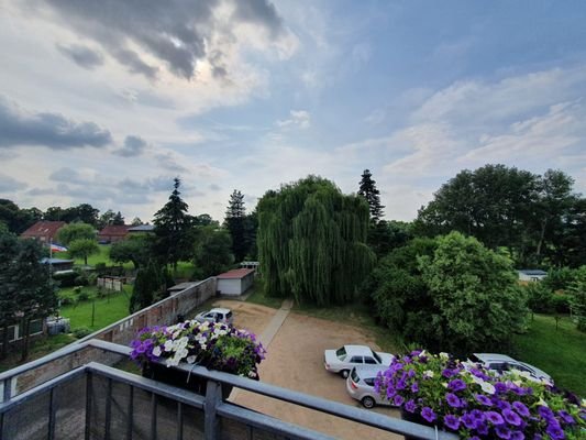 Ausblick Balkon